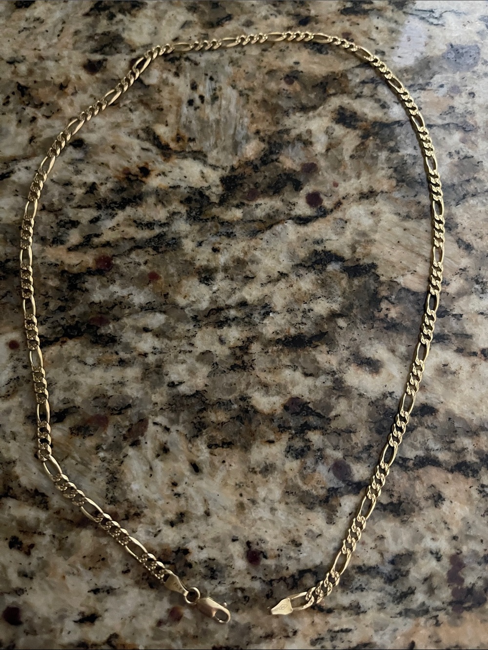 Classic Gold Figaro Chain Necklace - Men’s